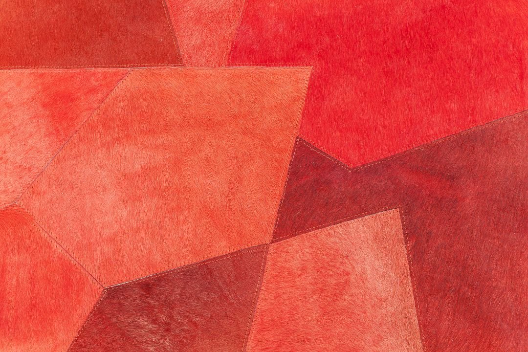 KARE Teppich Asymmetric Red 60591