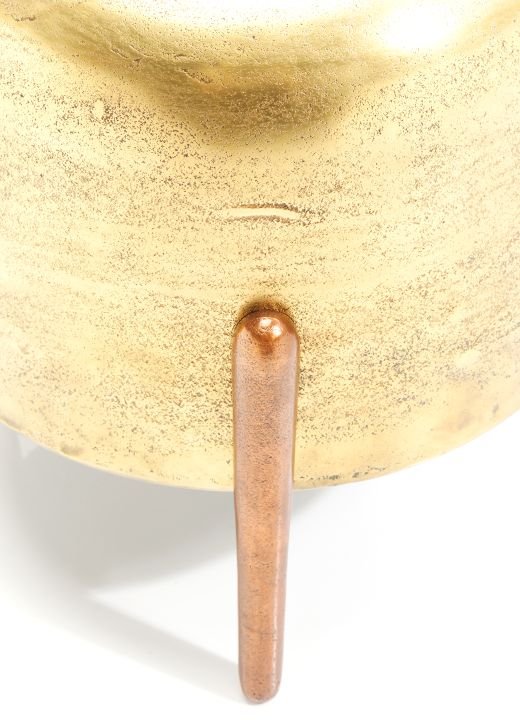 KARE Hocker Lumpy Gold 82789