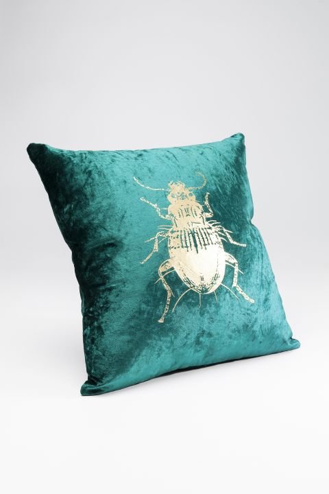 KARE Kissen Bug Green 45x45cm 61376