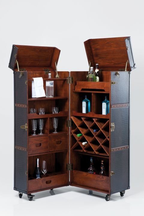 KARE Schrankkoffer Bar Colonial 73933