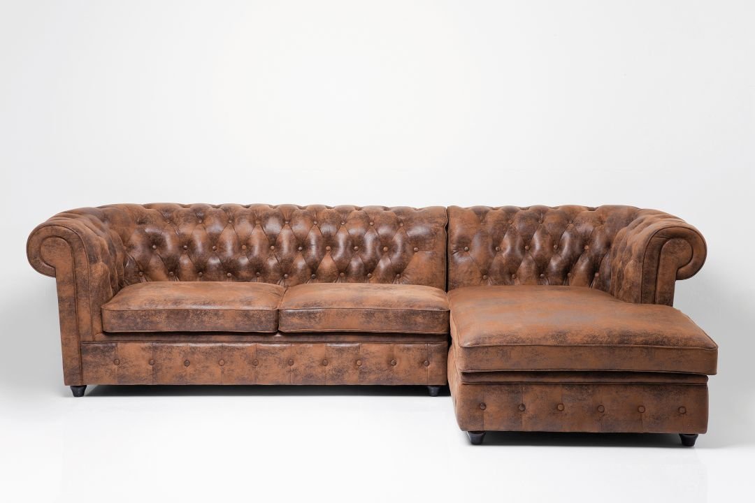 KARE Ecksofa Oxford 3er Vintage 78507