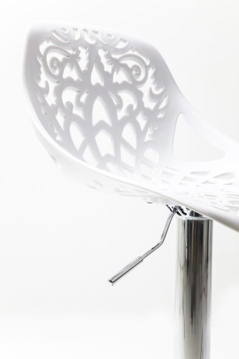 KARE Barhocker Ornament White 76859