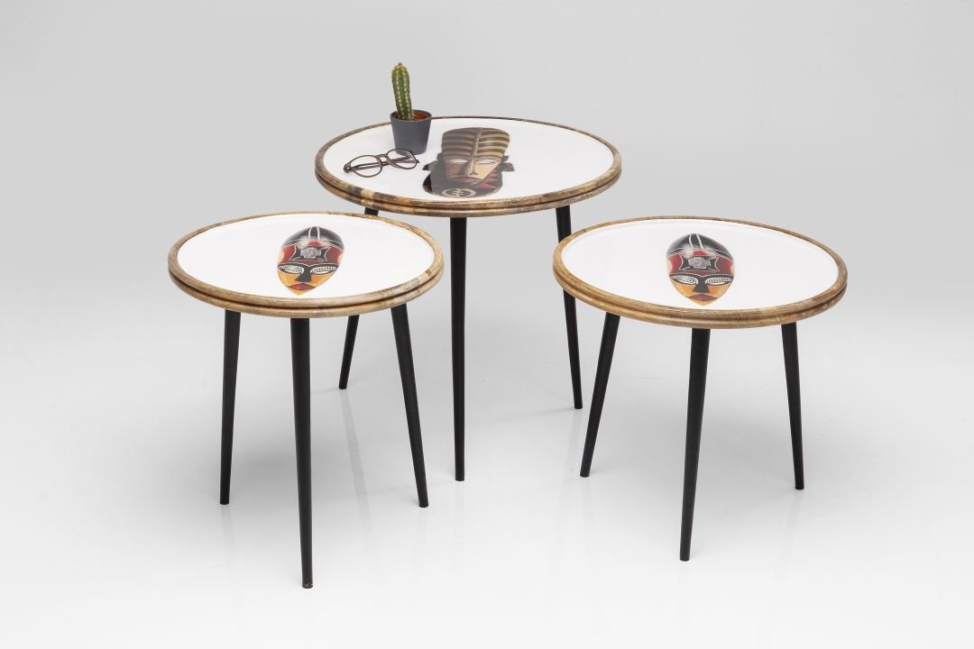 KARE Beistelltisch African Masks 84389