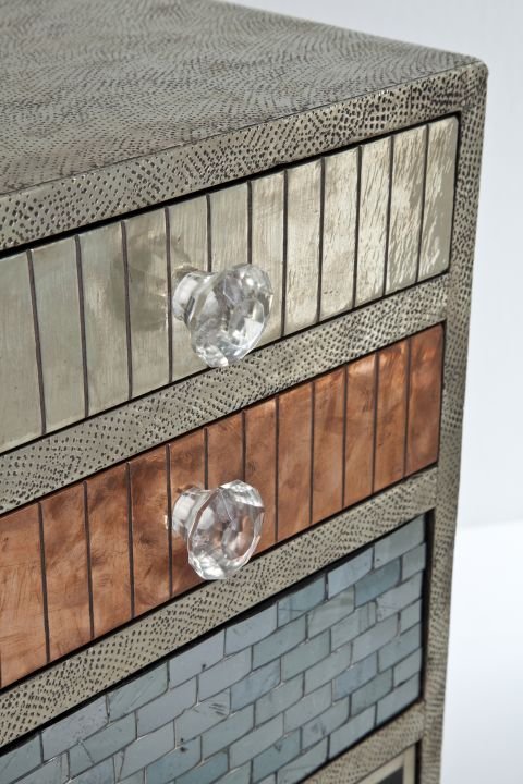 KARE Hochkommode Chalet 12 Schübe 77604