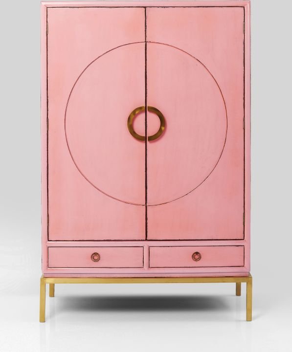 KARE Schrank Disk Pink 83534