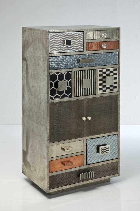 KARE Hochkommode Chalet 12 Schübe 77604