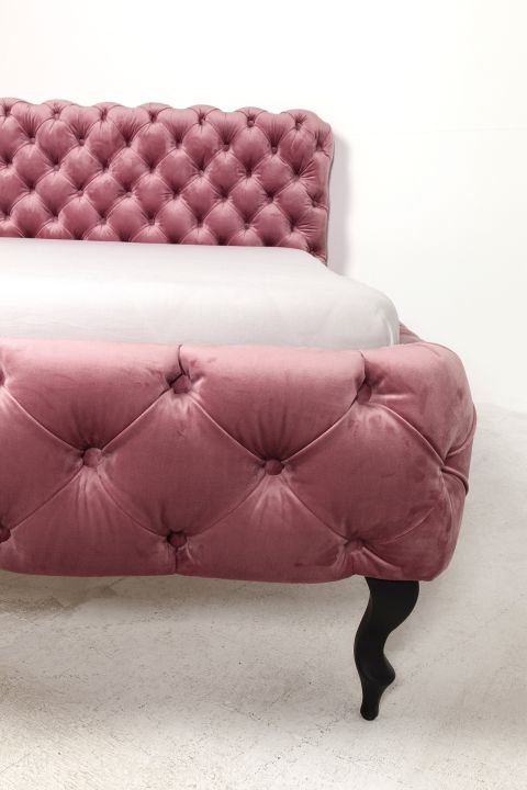 KARE Bett Desire Velvet Rose 83432