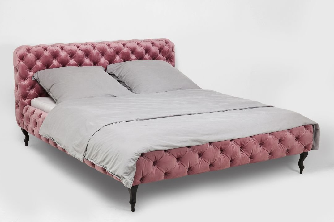 KARE Bett Desire Velvet Rose 83433