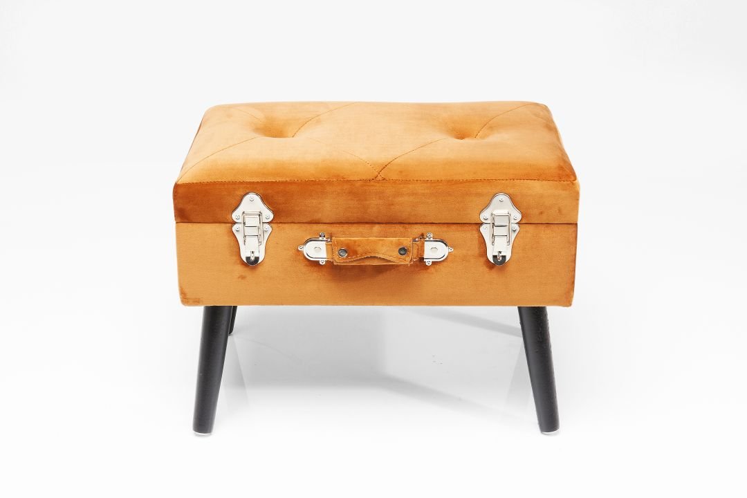 KARE Hocker Suitcase Orange 83245