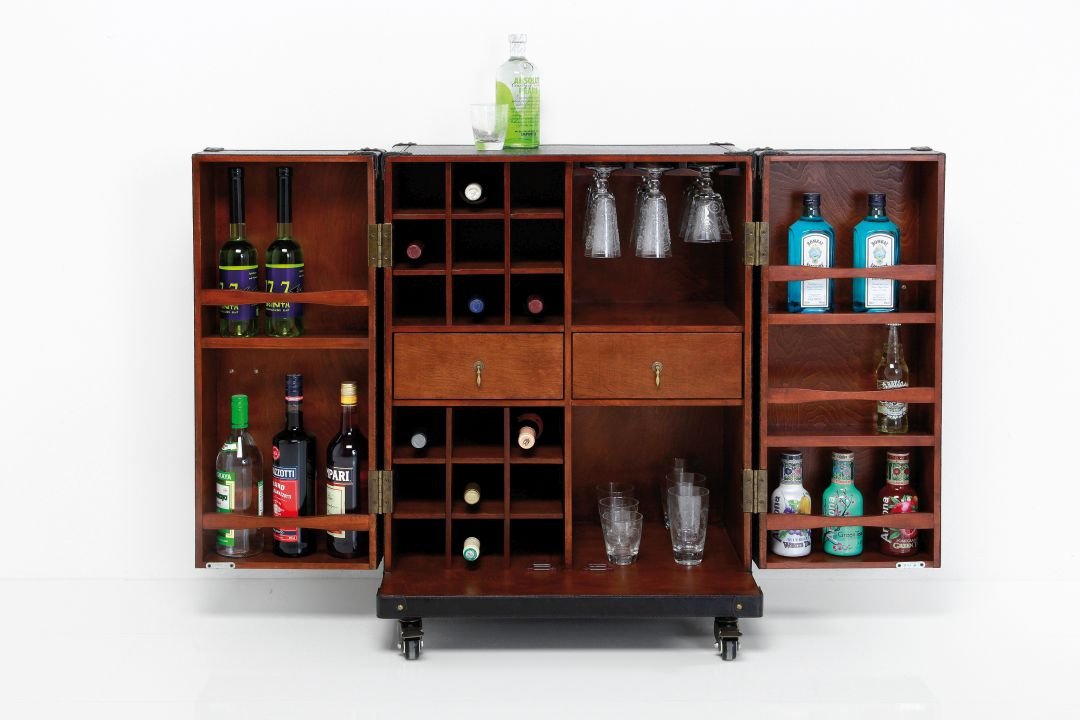 KARE Schrankkoffer Bar Colonial 77066