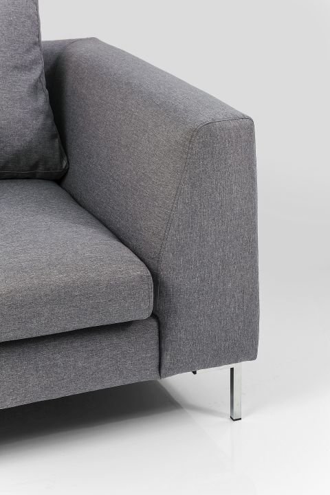 KARE Ecksofa Gianni Klein Grau 82659