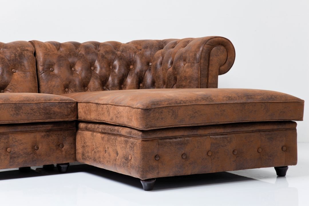 KARE Ecksofa Oxford 3er Vintage 78507