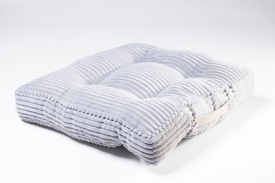 KARE Kissen Cord Handle Grau 61217