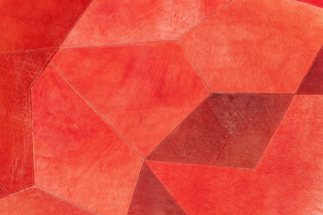 KARE Teppich Asymmetric Red 60591