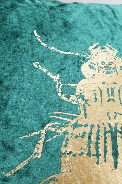 KARE Kissen Bug Green 45x45cm 61376