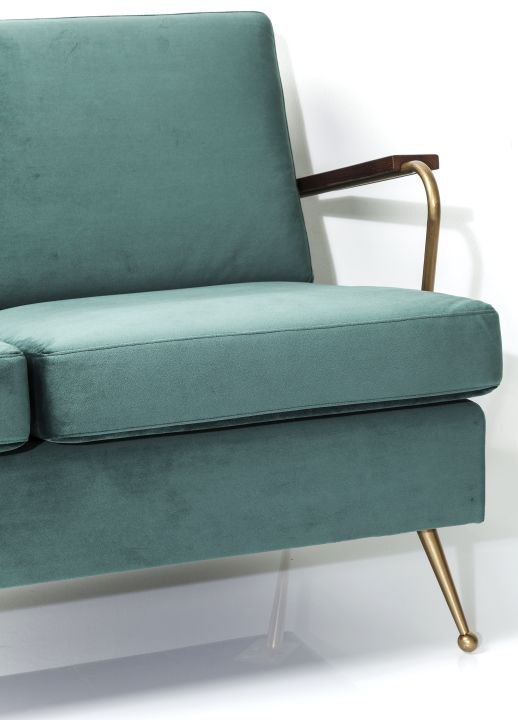 KARE Sofa Gamble Grün 3-Sitzer 80750