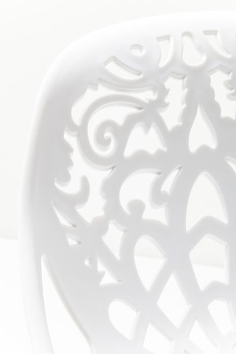 KARE Barhocker Ornament White 76859