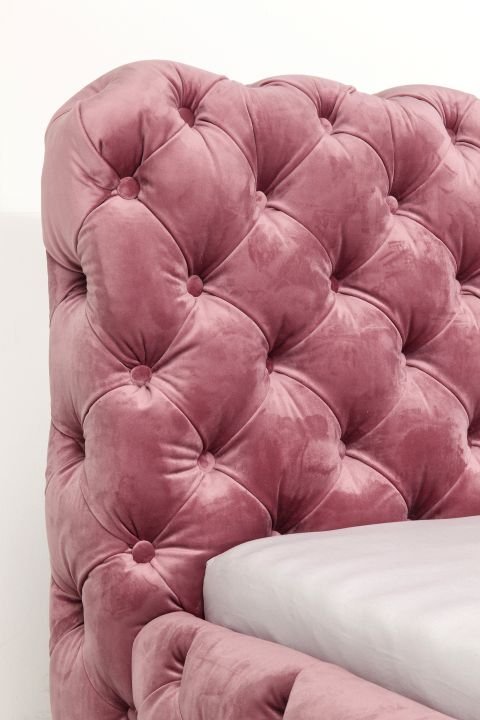 KARE Bett Desire Velvet Rose 83432