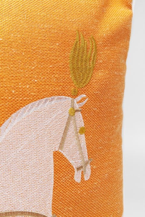 KARE Kissen Classy Horse Orange 51163