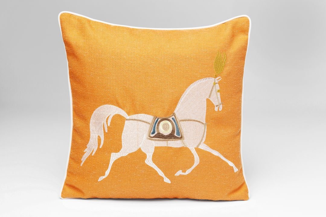 KARE Kissen Classy Horse Orange 51163