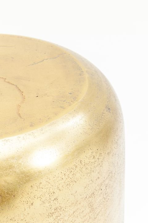 KARE Hocker Lumpy Gold 82789