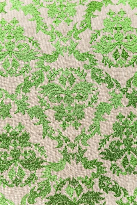 KARE Bodenkissen Green Ornaments 60188