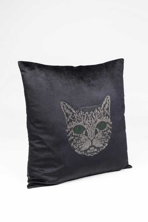 KARE Kissen Cat Face 45x45cm 51155
