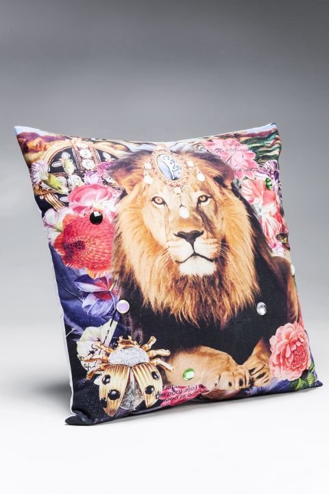 KARE Kissen Bollywood Lion 45x45cm 60351