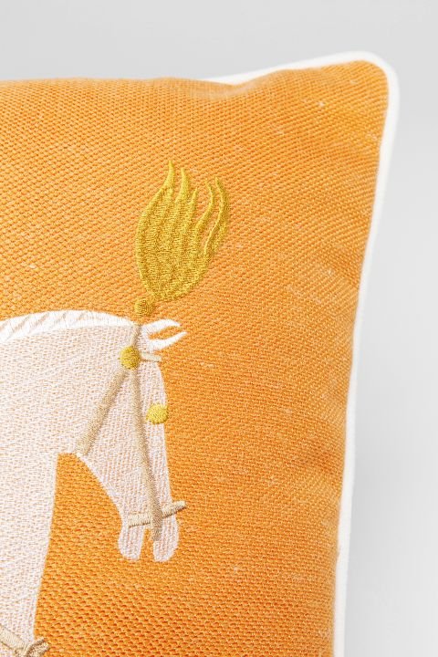 KARE Kissen Classy Horse Orange 51163