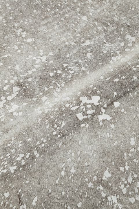KARE Teppich Hide Acid Wash Silber 39960