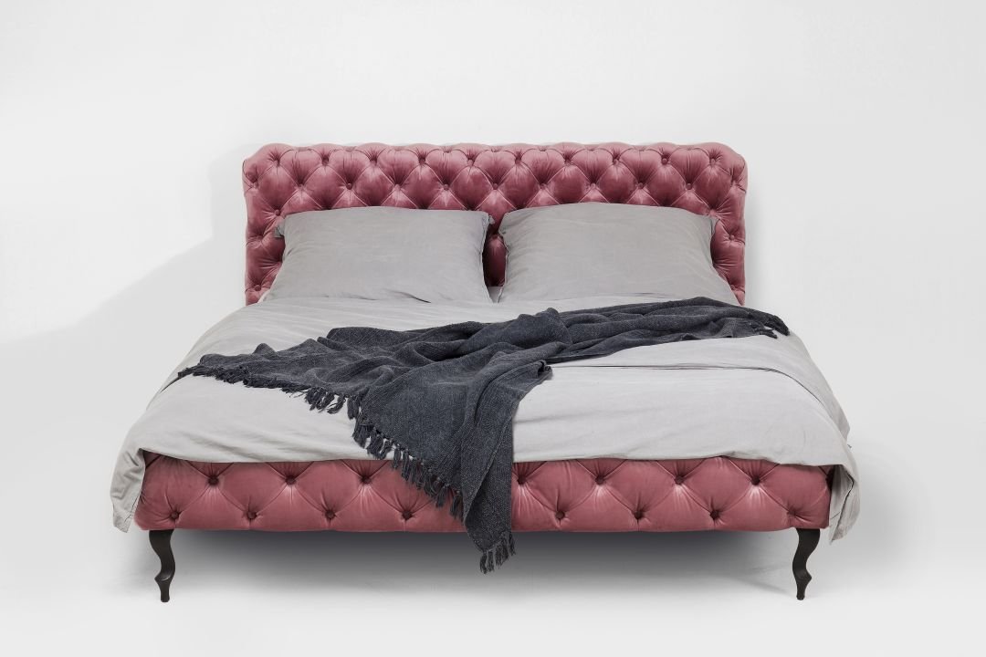 KARE Bett Desire Velvet Rose 83432