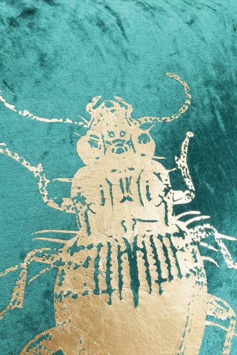 KARE Kissen Bug Green 45x45cm 61376