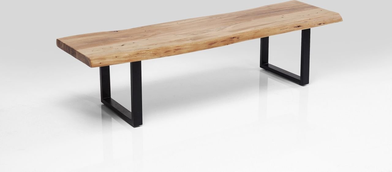 KARE Bank Black Nature 160x45cm 83840